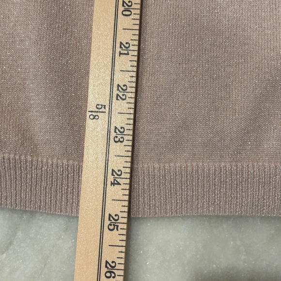 Pure Collection Sweater Cashmere Blend Size 12 Pink Shimmer Winter READ DESC - Picture 4 of 9